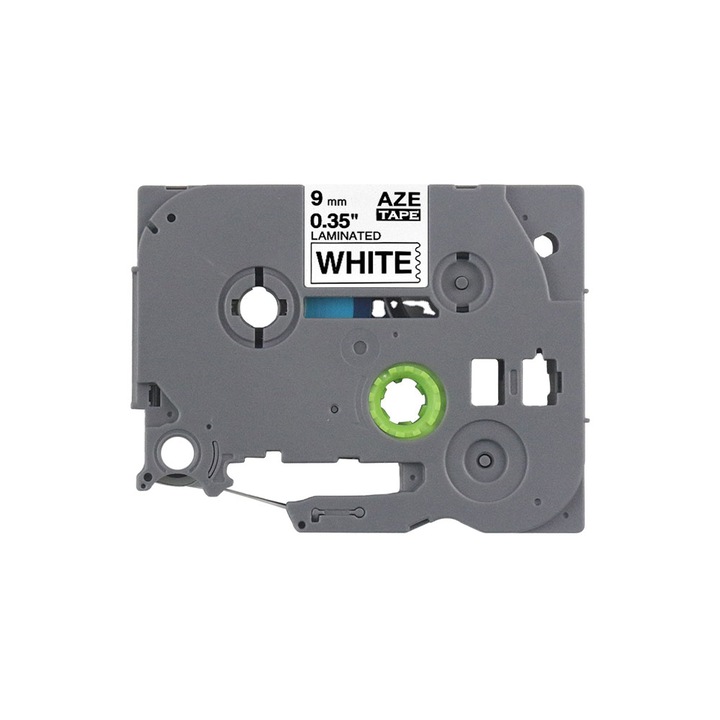 Etichete Aimo AZe-221 compatibile Brother 221 9mm x 8m, negru/alb