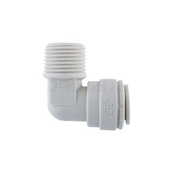 Adaptor cot John Guest mufa rapida 3/8 niplu 3/8 PP481223W Adaptor cot John Guest mufa rapida 3/8 niplu 3/8 PP481223W