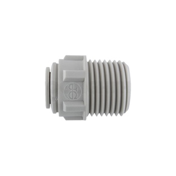 Adaptor drept John Guest mufa rapida 3/8 niplu 3/8 PP011223W Adaptor drept John Guest mufa rapida 3/8 niplu 3/8 PP011223W