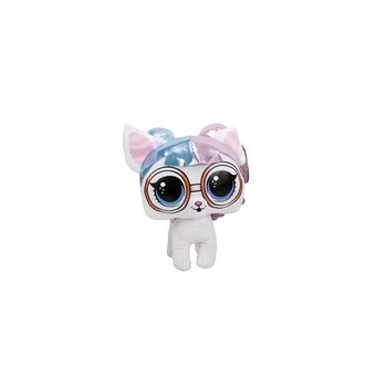 Figurina de plus Lol Surprise Pets, Sugar Pup, Alb, 25 cm