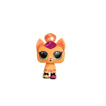 Figurina de plus Lol Surprise Pets, Neon Kitty, 25 cm