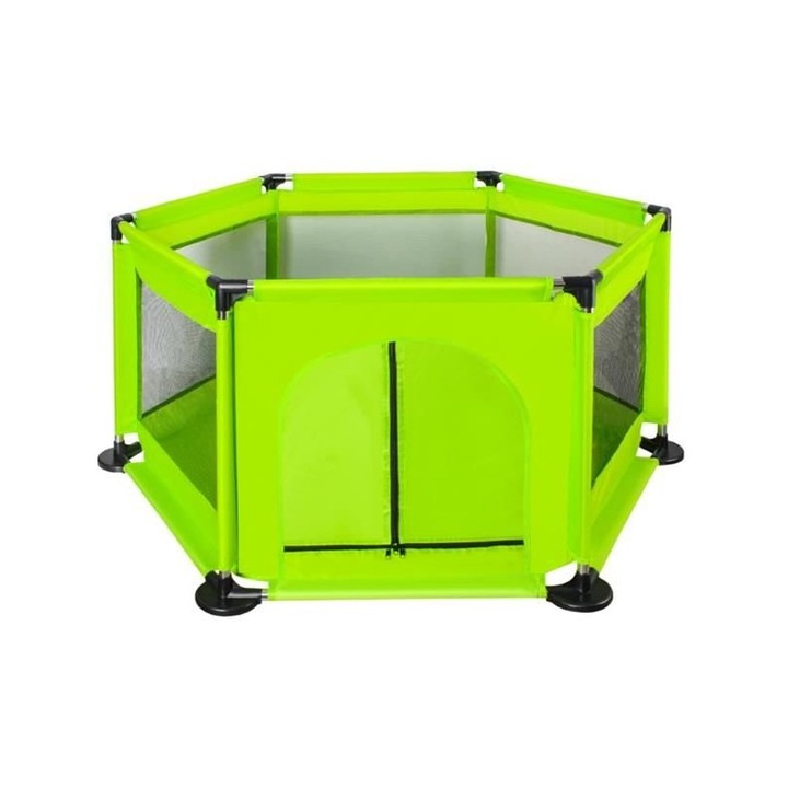 Spatiu De Joaca, Tarc Pentru Copii, 125 X 65 Cm, Culoare Verde