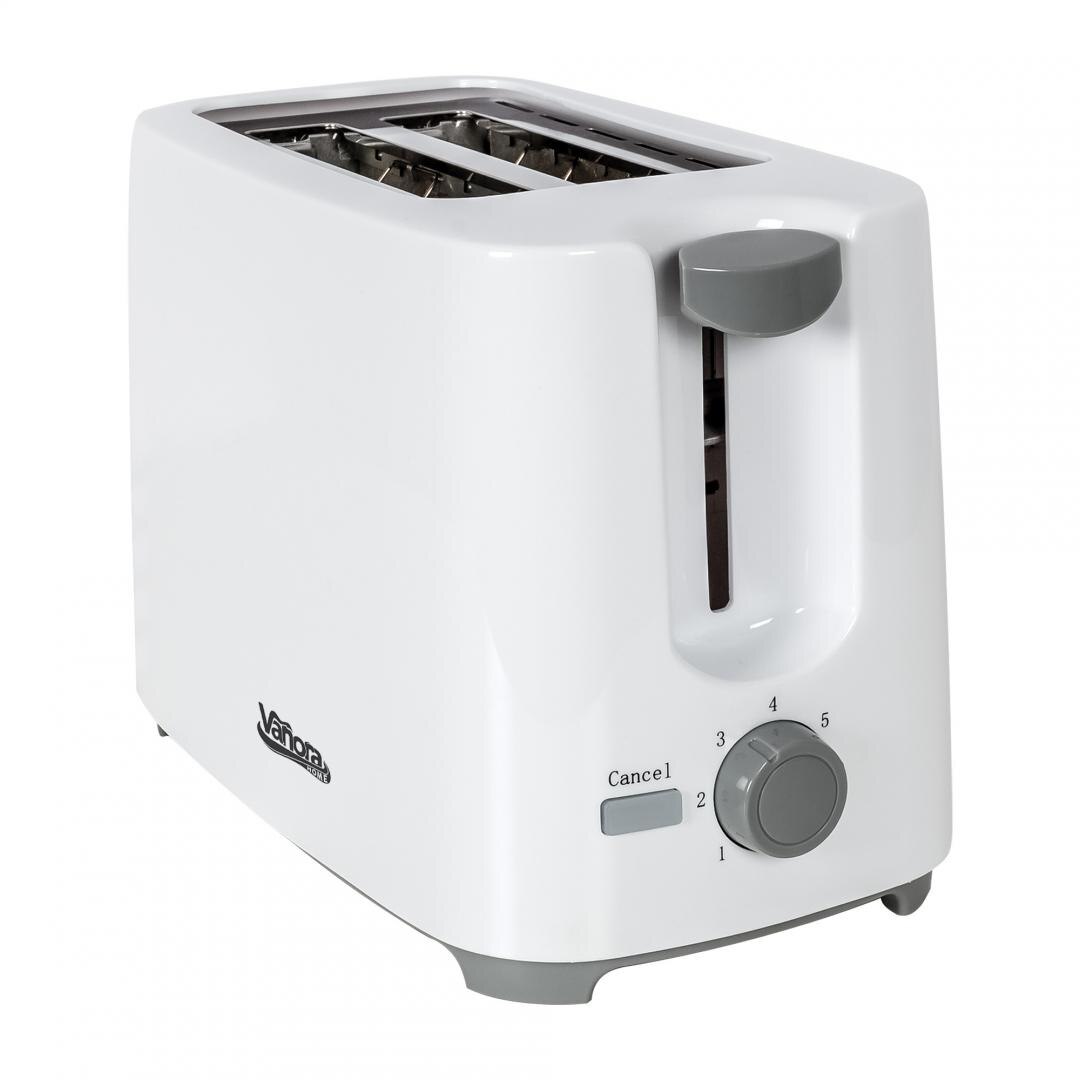 Prajitor de paine Vanora VTP-700WH, putere: 700W, capacitate: 2 felii, 7 nivele de rumenire