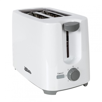 Prajitor de paine Vanora VTP-700WH, putere: 700W, capacitate: 2 felii, 7 nivele de rumenire Prajitor de paine Vanora VTP-700WH, putere: 700W, capacitate: 2 felii, 7 nivele de rumenire