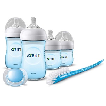 Set nou-nascut Natural Philips Avent, Editii Colorate Bleu, SCD301/04, 2x125ml 2x260ml Set nou-nascut Natural Philips Avent, Editii Colorate Bleu, SCD301/04, 2x125ml 2x260ml