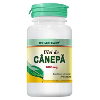 Supliment Alimentar Ulei De Canepa 1000Mg, 30 Capsule Supliment Alimentar Ulei De Canepa 1000Mg, 30 Capsule