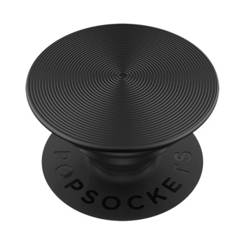 Suport universal de telefon si tableta Popsockets, accesoriu PopGrip Twist Black Aluminium Suport universal de telefon si tableta Popsockets, accesoriu PopGrip Twist Black Aluminium