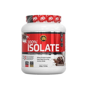 Supliment nutritiv, 100% isolate 900g, ciocolata Supliment nutritiv, 100% isolate 900g, ciocolata