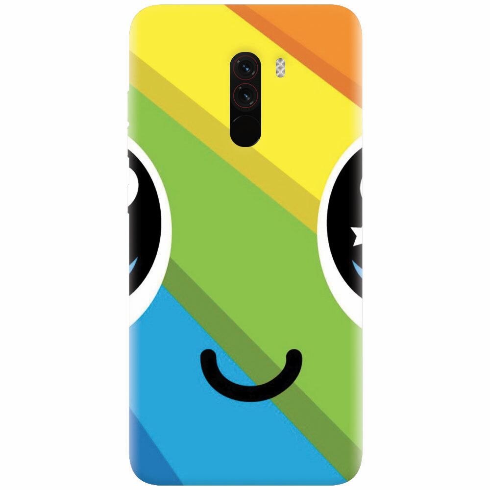 Husa silicon pentru Xiaomi Pocophone F1, Happy Face