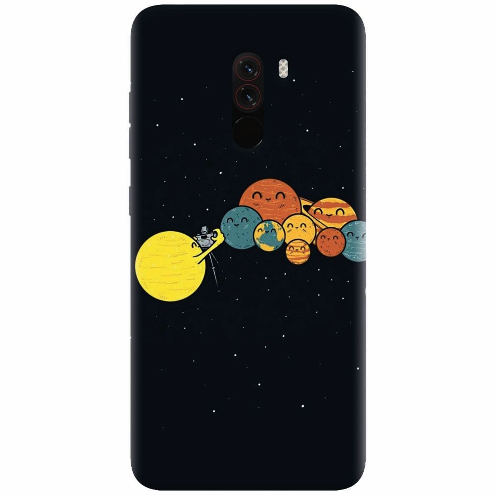 Husa silicon pentru Xiaomi Pocophone F1, Selfie Planet