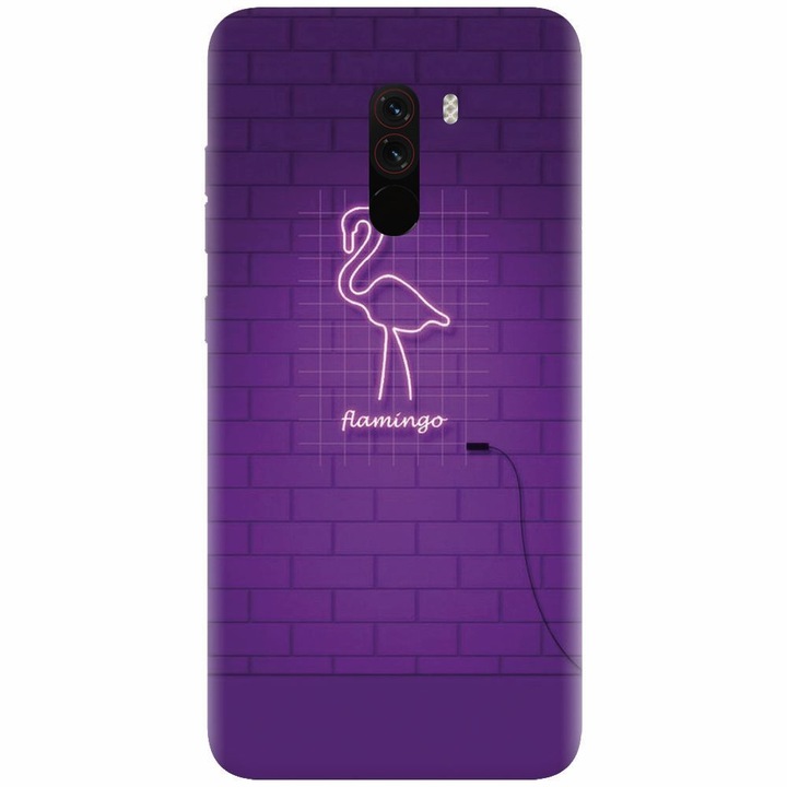 Husa silicon pentru Xiaomi Pocophone F1, Light Flamingo