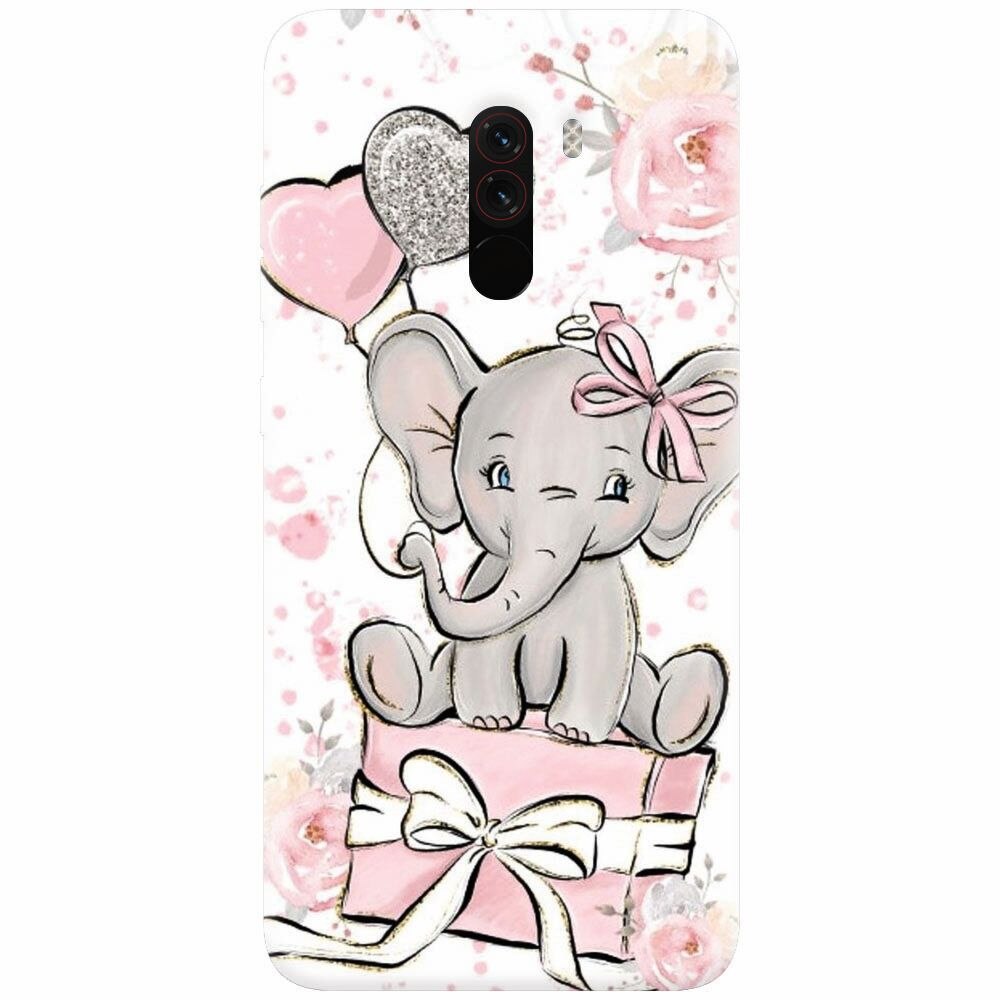 Husa silicon pentru Xiaomi Pocophone F1, Elefant