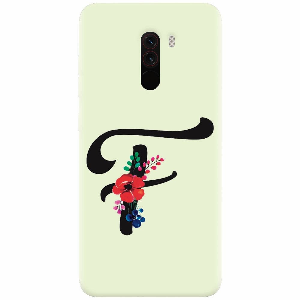 Husa silicon pentru Xiaomi Pocophone F1, Litera F