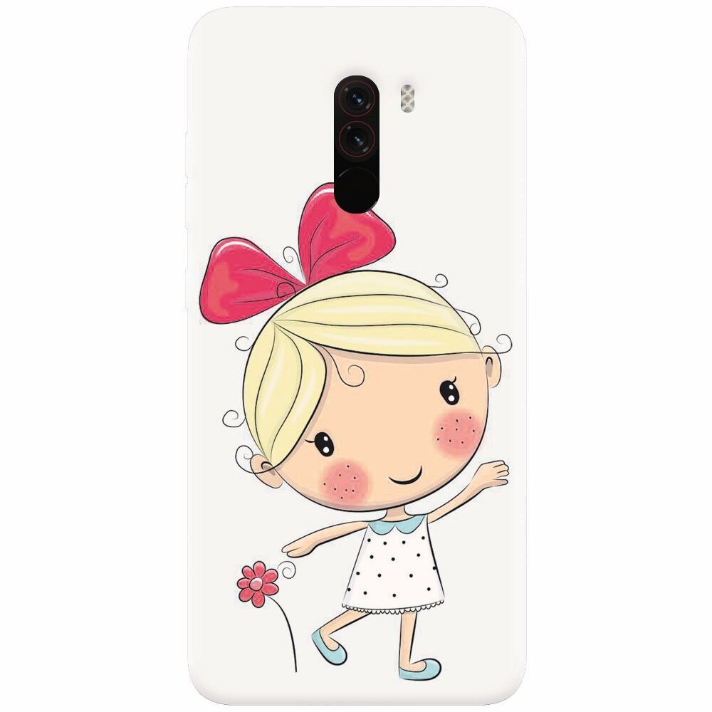 Husa silicon pentru Xiaomi Pocophone F1, Fetita