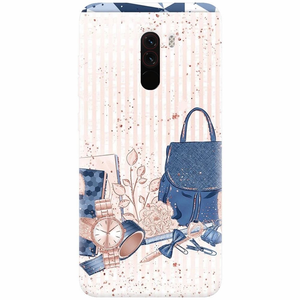 Husa silicon pentru Xiaomi Pocophone F1, Girl Accesories