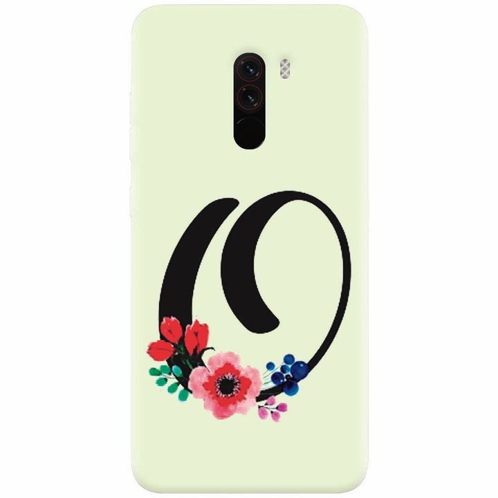 Husa silicon pentru Xiaomi Pocophone F1, Litera O