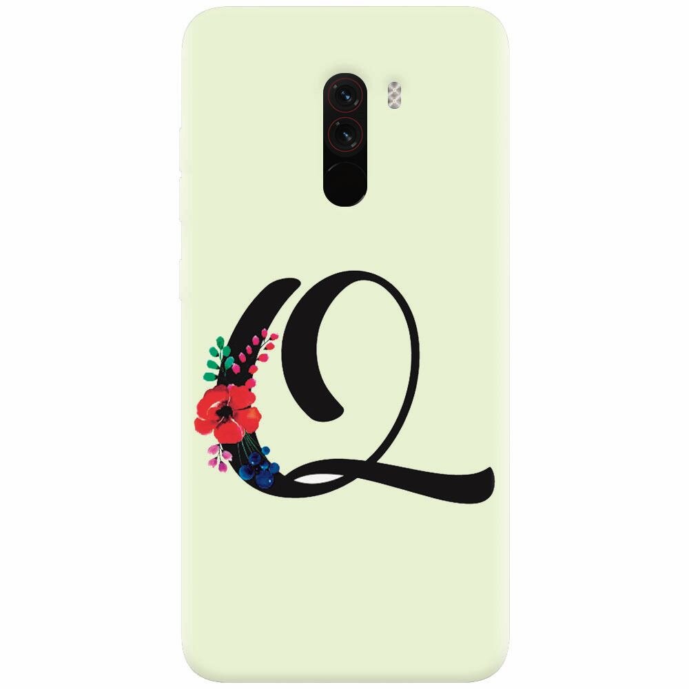 Husa silicon pentru Xiaomi Pocophone F1, Litera Q