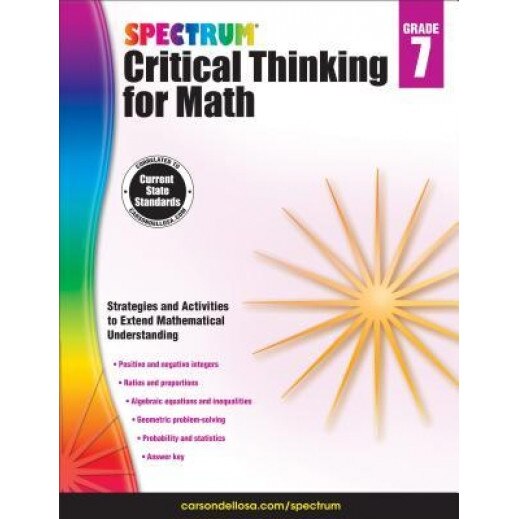 Spectrum Critical Thinking for Math, Grade 7, Spectrum (Compiled by)