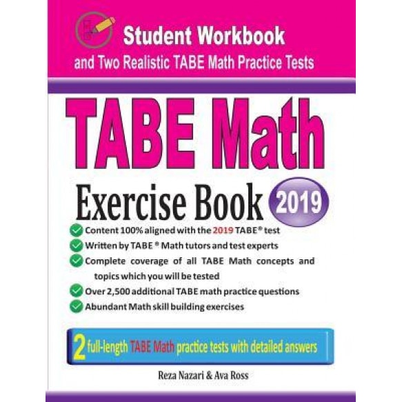 Tabe Math Exercise Book: Student Workbook and Two Realistic Tabe Math Tests, Reza Nazari (Author)