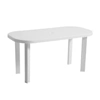 masa de gradina alba din plastic 140 x 70 cm  6 scaune albe pentru terasa sau gradina  pentru interior sau exterior  ats imagen 29_0_
0