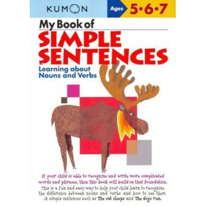 My Book of Simple Sentences: Learning about Nouns and Verbs,
