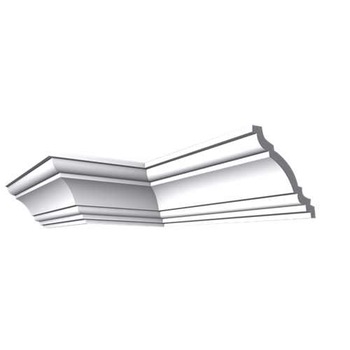 Cornisa decorativa din polistiren extrudat , alba, ST-06, dimensiune 110*110 mm, lungime 2 m Cornisa decorativa din polistiren extrudat , alba, ST-06, dimensiune 110*110 mm, lungime 2 m