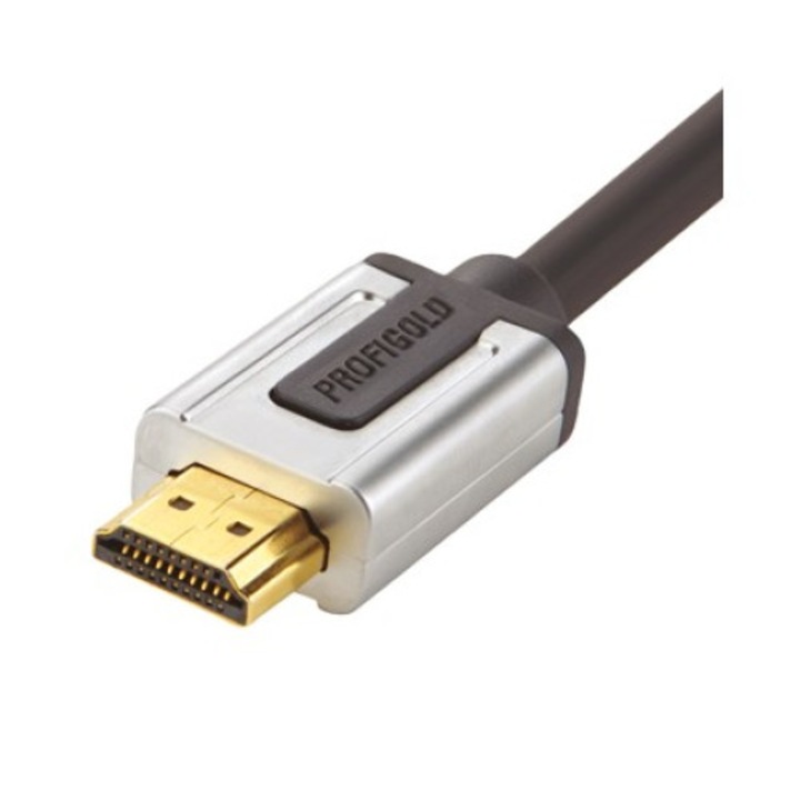 Съединителен кабел Profigold, HDMI с функция Ethernet, 1 м, Черен