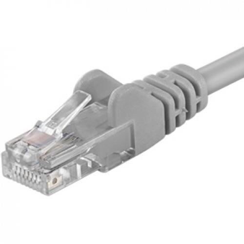 Patchcord FTP RJ45-RJ45 Cat.5e, 1m, gri, cupru integral, 26AWG