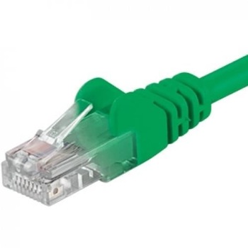 Patchcord UTP RJ45-RJ45 Categoria 6, 1.5m, verde, cupru integral, 26AWG Patchcord UTP RJ45-RJ45 Categoria 6, 1.5m, verde, cupru integral, 26AWG