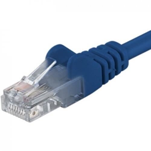 Patchcord SFTP RJ45-RJ45 Cat.6A, 0.25m, albastru, cupru integral, 26AWG
