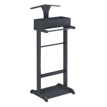 Organizator haine, en.casa, 43,5 x 34,5 x 110 cm, MDF, gri Organizator haine, en.casa, 43,5 x 34,5 x 110 cm, MDF, gri