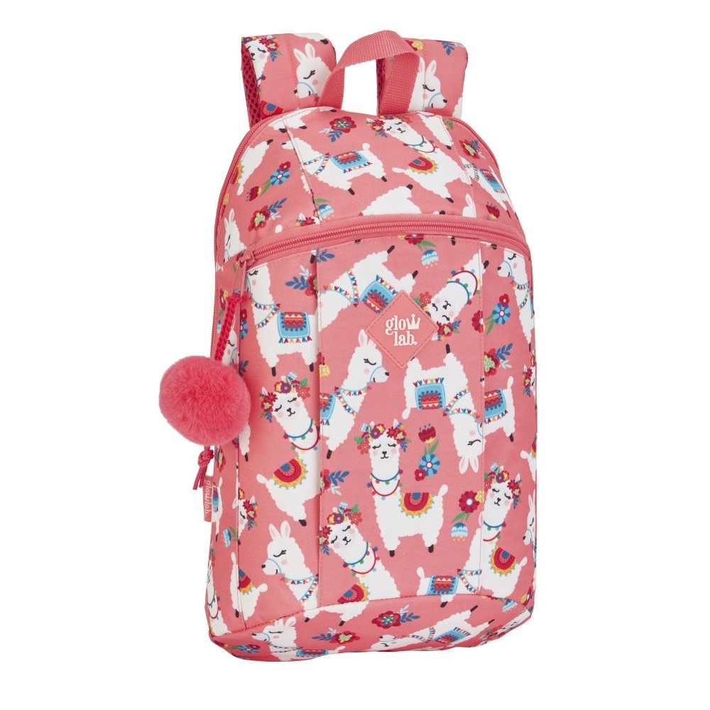 Rucsac Glowlab Llama gradinita, 23x39x10 cm