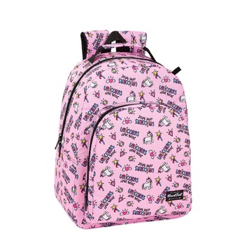 Rucsac Blackfit8 Unicorns scoala cu baza protectoare, 32x42x15 cm Rucsac Blackfit8 Unicorns scoala cu baza protectoare, 32x42x15 cm