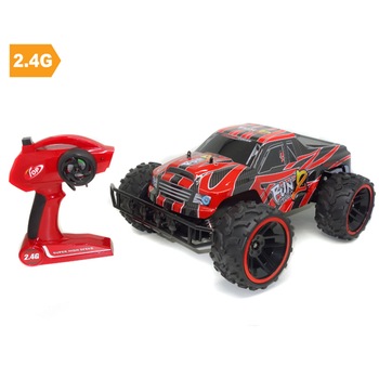 Masinuta RC Mare - Monster Truck All-Terrain, Scala 1:8, Rosu - 44 CM Masinuta RC Mare - Monster Truck All-Terrain, Scala 1:8, Rosu - 44 CM