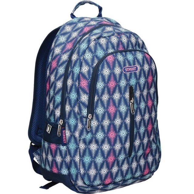 Ghiozdan scolar cu 3 compartimente Street United Swizzle 33×17,5×45 cm