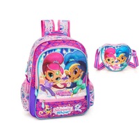 set scoala shimmer amp shine - ghiozdan penar borseta 20 caiete herlitz a5 48 file  12 creioane pelikan 2b grafit imagen 2_0_
0