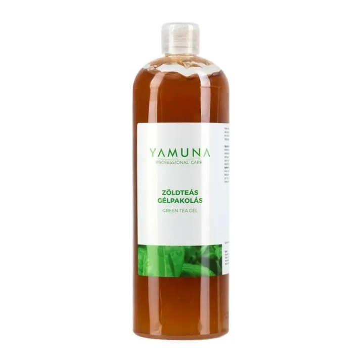 Gel anticelulitic Yamuna, cu ceai verde, antioxidant, anticelulitic, elimina vergeturile si grasimile, neutralizeaza radicalii liberi, 1000 ml