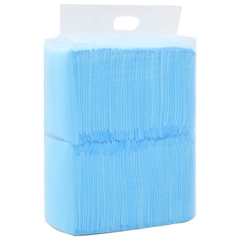 Set de 100 covorase igienice pentru caini, vidaXL, 60 x 45 cm Set de 100 covorase igienice pentru caini, vidaXL, 60 x 45 cm