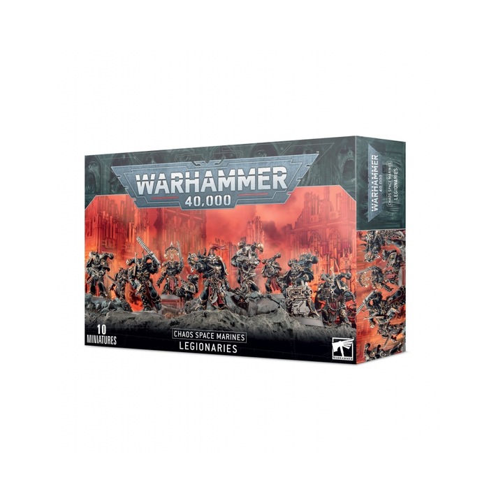 Семейна игра Warhammer 40k Miniatures Pack, Games Workshop "Chaos Space Marines", английски език