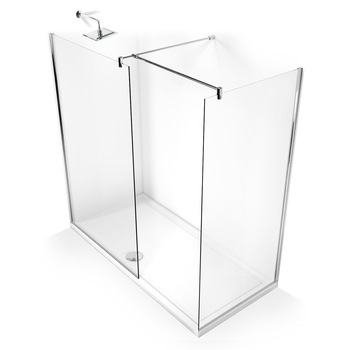 Cabina dus ROCHELLE din 2 elemente, 90 cm + 80 cm, sticla clara 8 mm Cabina dus ROCHELLE din 2 elemente, 90 cm + 80 cm, sticla clara 8 mm
