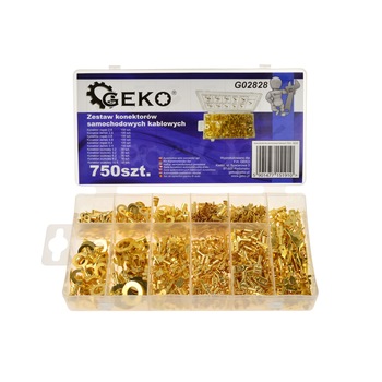 Set conectori cablu auto, 750 buc. GEKO G02828 Set conectori cablu auto, 750 buc. GEKO G02828