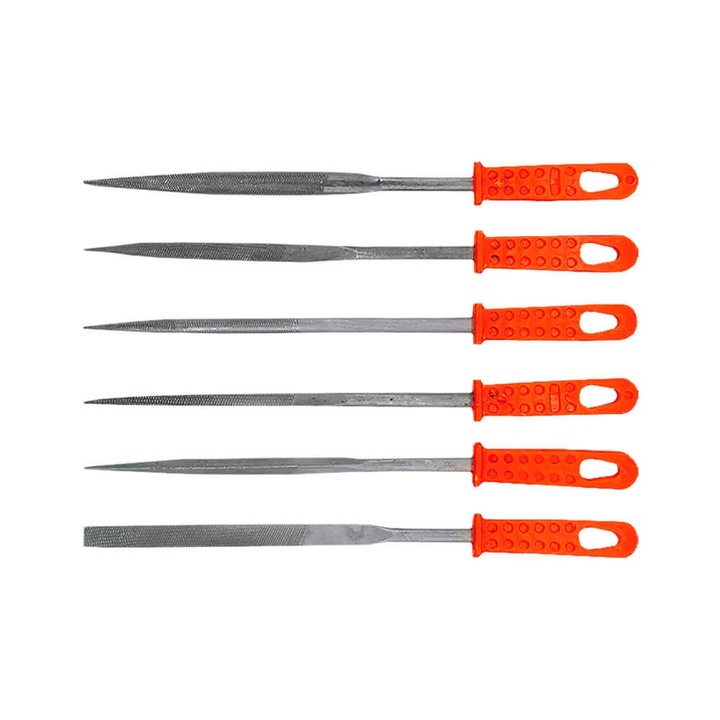 Метални пили Top Tools 06A025 , 6бр, 4x155m,