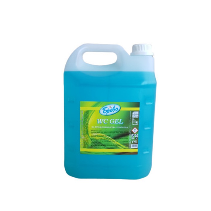 Почистващ препарат за баня БРЕВО WC GEL, 5л