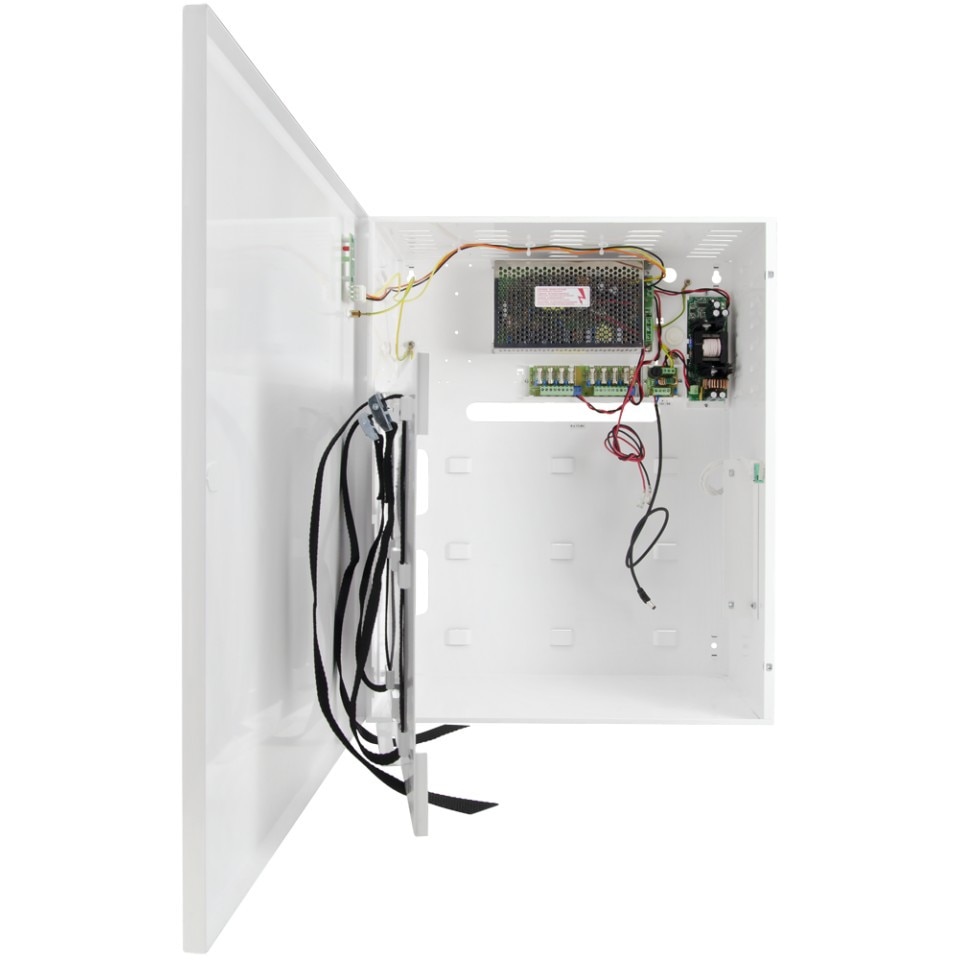 Sursa stabilizata in comutatie Pulsar cu backup si loc depozitare DVR/NVR 12V/10A PSUPS10A12CR