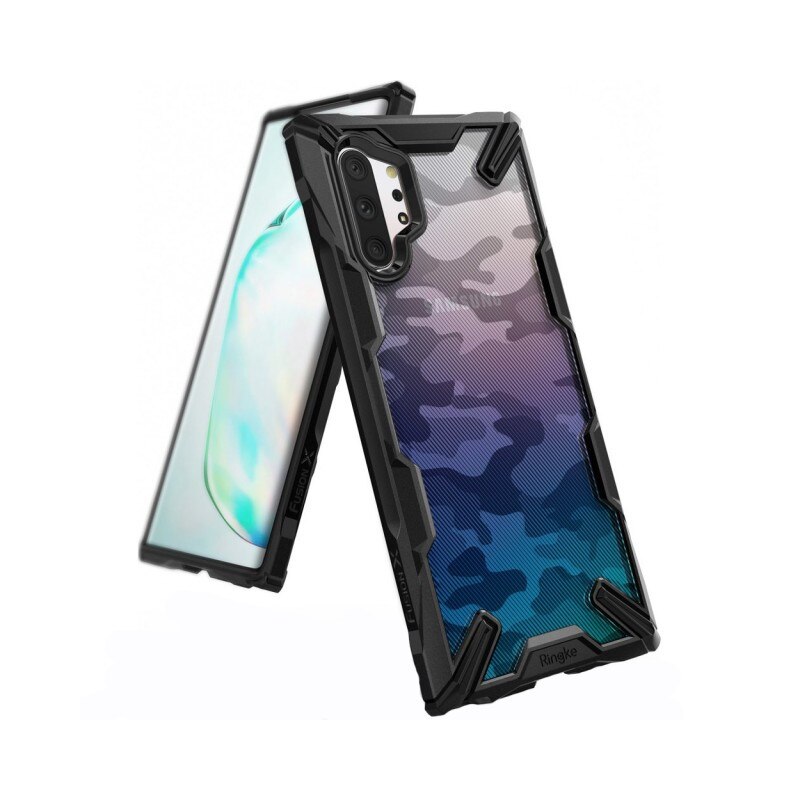 Husa Premium Ringke Fusion Samsung Galaxy Note 10 Plus Camo Black