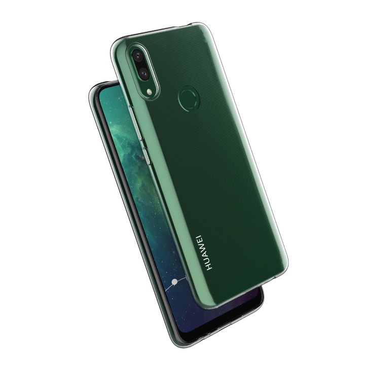 Husa Huawei compatibila cu P40 Lite E- Silicon, Transparent
