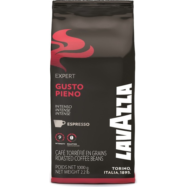 Кафе на зърна Lavazza Espresso Gusto Pieno, 1 кг