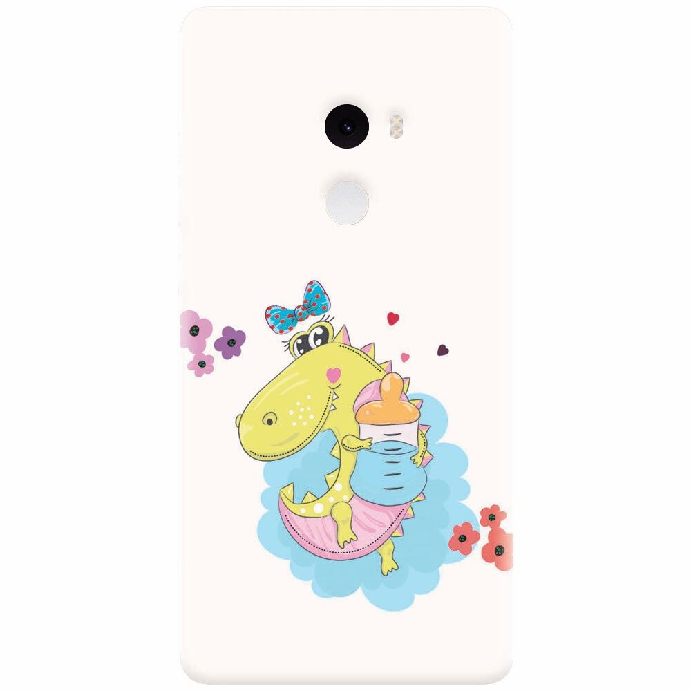 Husa silicon pentru Xiaomi Mi Mix 2, Bebe Crocodil