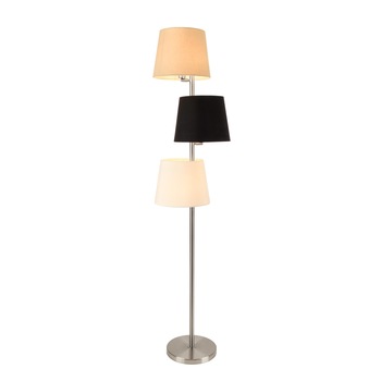 Lampadar Braga, lux pro, 3 x E14, max. 40W, 149 cm, metal/tesatura, multicolor Lampadar Braga, lux pro, 3 x E14, max. 40W, 149 cm, metal/tesatura, multicolor