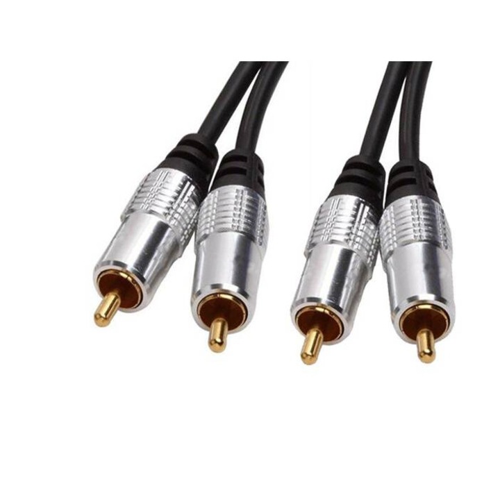 Кабел с високо качество и управление 2xRCA(м)/2xRCA(м) 1.4m